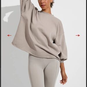 Left On Friday Oversized Funnel Neck Sweater in Taupe